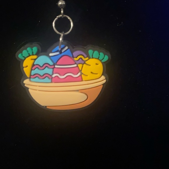 Easter bunny earrings - Picture 3 of 3